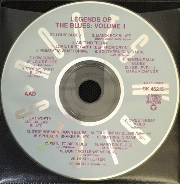 Various - Legends Of The Blues: Volume One (CD) - Image 4