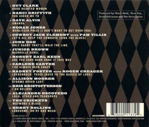 Various - Lonesome, On'ry And Mean (A Tribute To Waylon Jennings) (CD) - Image 2