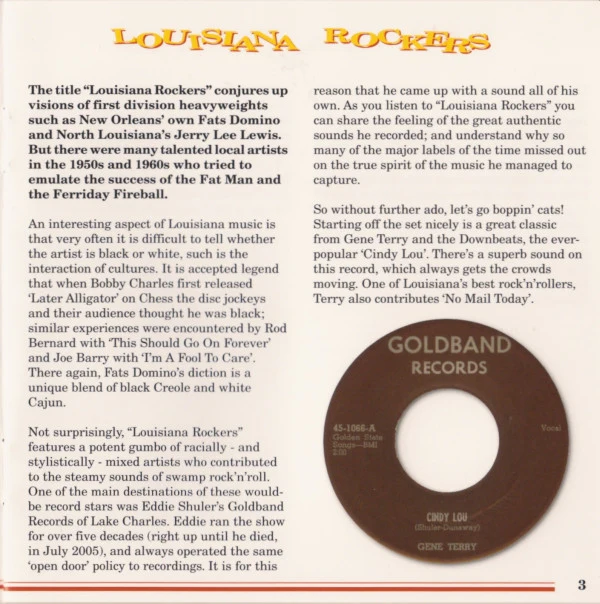 Various - Louisiana Rockers (CD) - Image 4