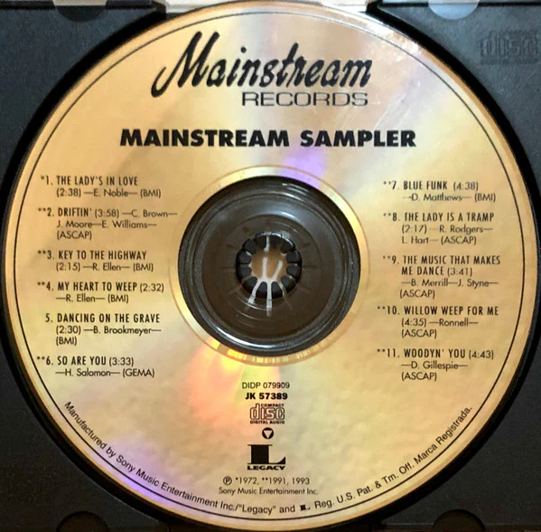 Various - Mainstream Records Sampler (CD) - Image 2
