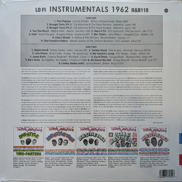 Various - Mighty Instrumentals R&B-Style 1962 (Vinyl) - Image 2
