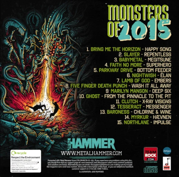 Various - Monsters Of 2015 (CD) - Image 2