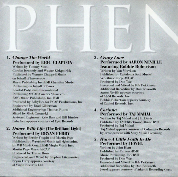 Various - Music From The Motion Picture Phenomenon (CD) - Image 5