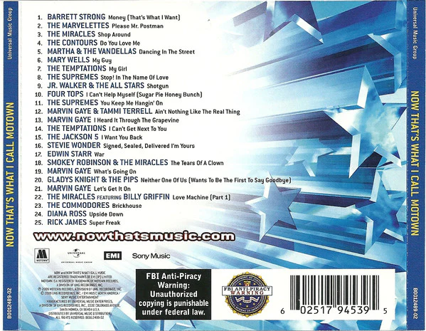 Various - Now That's What I Call Motown (CD) - Image 2