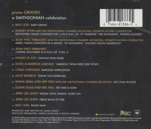 Various - Piano Grand! A Smithsonian Celebration (CD) - Image 2