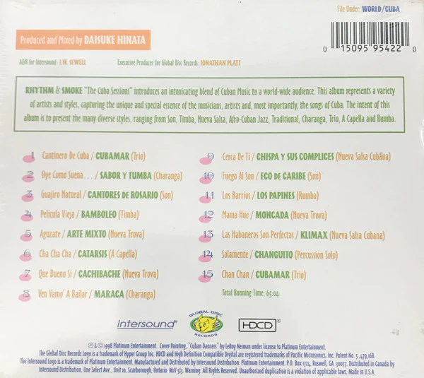 Various - Rhythm & Smoke The Cuba Sessions (CD) - Image 2