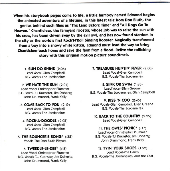 Various - Rock-A-Doodle (CD) - Image 2