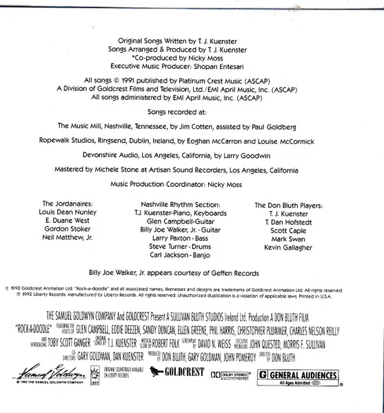 Various - Rock-A-Doodle (CD) - Image 3