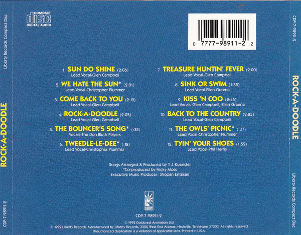 Various - Rock-A-Doodle (CD) - Image 5