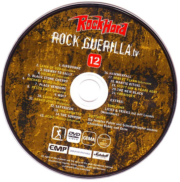 Various - Rock Guerilla.tv Vol. 12 (DVD) - Image 3