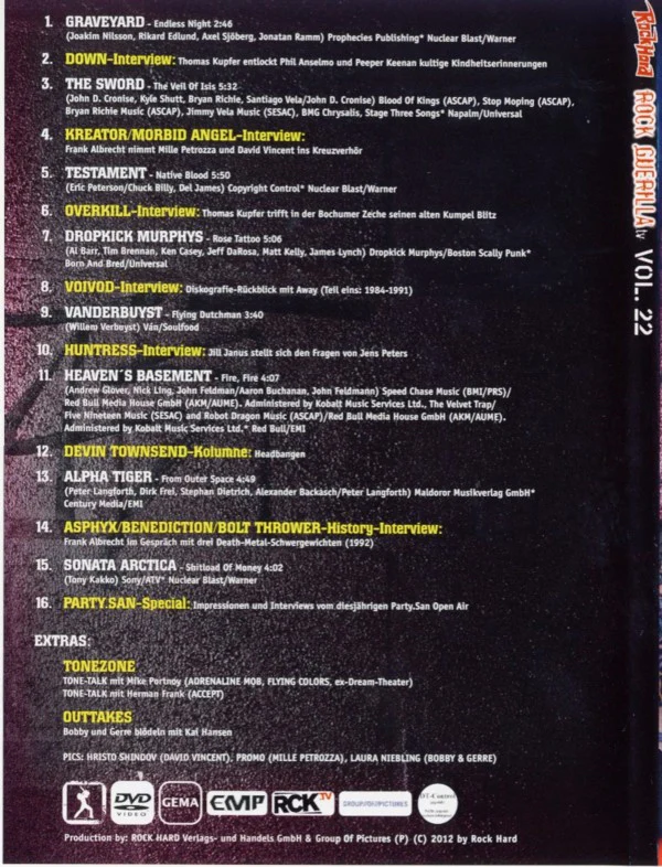 Various - Rock Guerilla.tv Vol. 22 (DVD) - Image 3