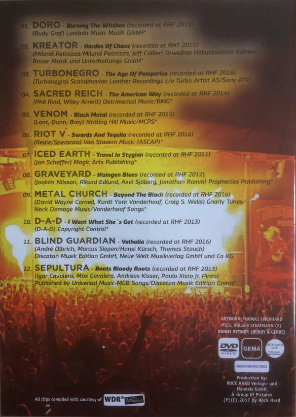 Various - Rock Hard Festival (Die Rockpalast-Jahre 2010 - 2016) (DVD) - Image 3