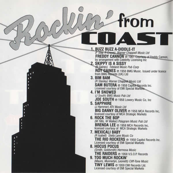 Various - Rockin' From Coast To Coast Volume 1 (CD) - Image 2