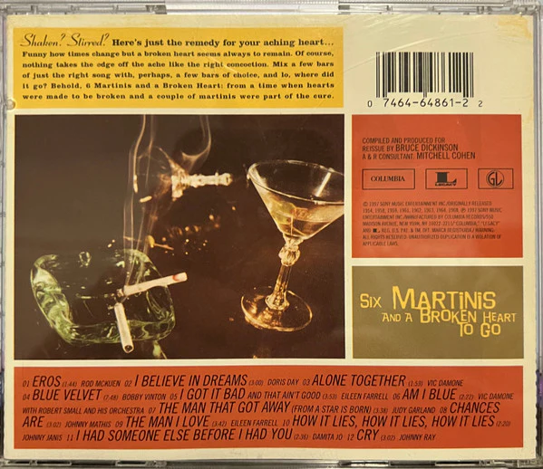 Various - Six Martinis And A Broken Heart To Go (Music For Gracious Living) (CD) - Image 2