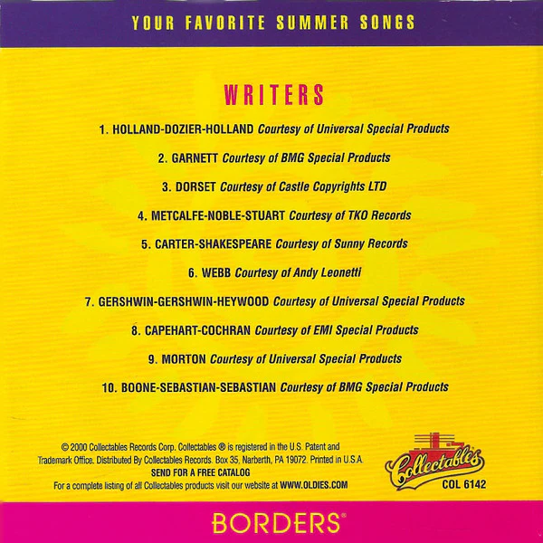 Various - Summer Fun (CD) - Image 3