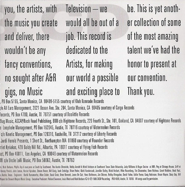 Various - SXSW Live Vol.3 (CD) - Image 5