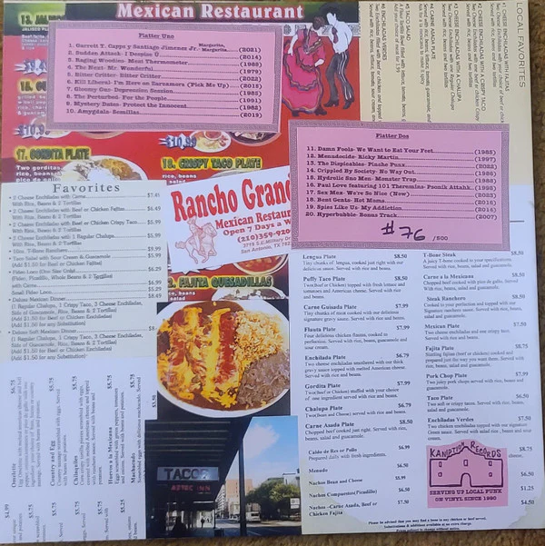 Various - Taco City Rockers #3 20 San Antonio Punk Bands 1979-2023 (12", Album, Comp) - Image 2