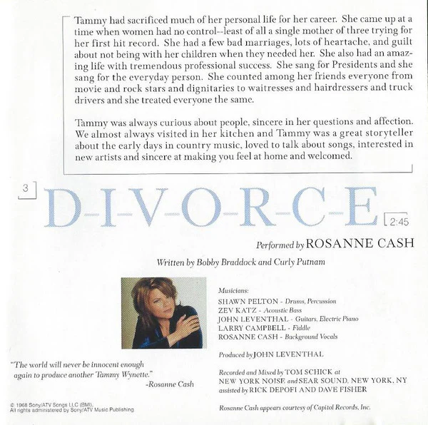 Various - Tammy Wynette Remembered (CD) - Image 5