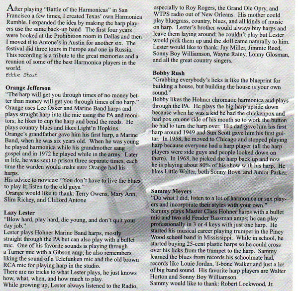 Various - Texas Harmonica Rumble (CD) - Image 4
