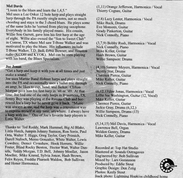 Various - Texas Harmonica Rumble (CD) - Image 5
