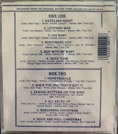 Various - The 50's Rock On The Moon Of Memphis, Tennessee + An Oddity (CD) - Image 2
