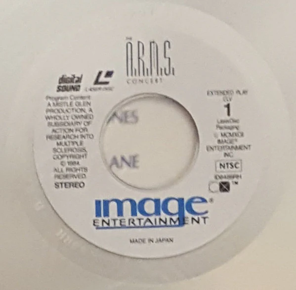 Various - The A.R.M.S. Concert (Laserdisc) - Image 3