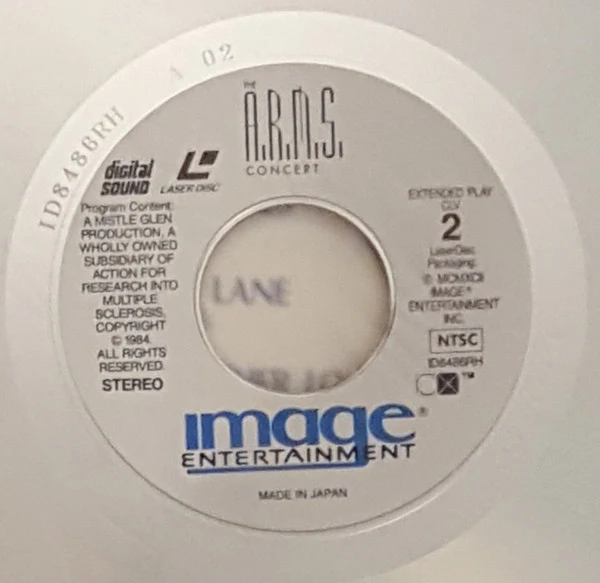 Various - The A.R.M.S. Concert (Laserdisc) - Image 4