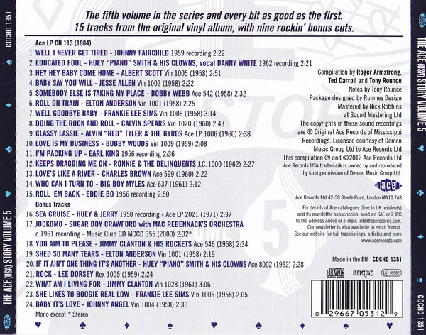 Various - The Ace Story Volume 5  (CD) - Image 2