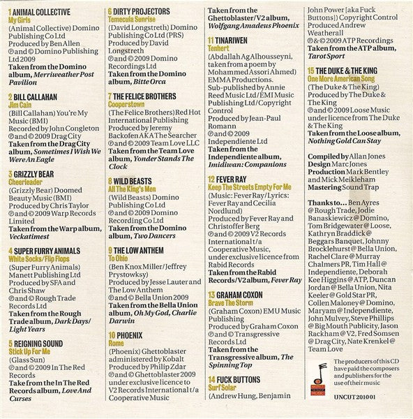 Various - The Best Of 2009 (15 Tracks From Uncut's Albums Of The Year) (CD) - Image 2