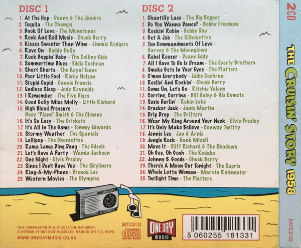 Various - The Cruisin' Story 1958 (CD) - Image 2