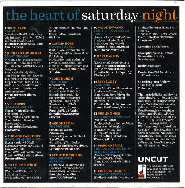 Various - The Heart Of Saturday Night (15 Tracks Of 2013's Best New Music) (CD) - Image 2