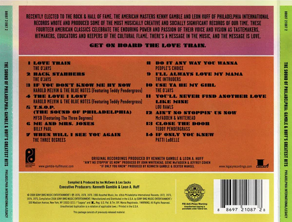 Various - The Sound Of Philadelphia: Gamble & Huff's Greatest Hits (CD) - Image 3