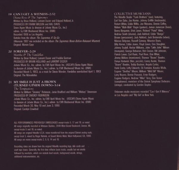 Various - The Ultimate Rarities Collection 1:  Motown Sings Motown Treasures (CD) - Image 5