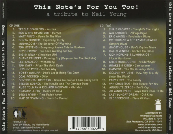 Various - This Note's For You Too! • A Tribute To Neil Young (CD) - Image 2