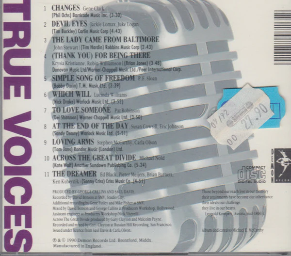 Various - True Voices (CD) - Image 3
