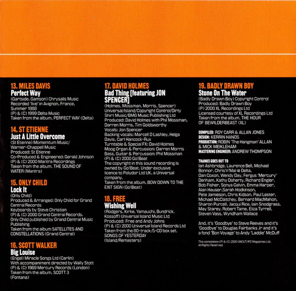 Various - Unconditionally Guaranteed 2000.6 (Uncut's Guide To The Month's Best Music) (CD) - Image 4