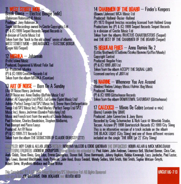 Various - Unconditionally Guaranteed Volume 6 July 1999 (Uncut's Guide To The Month's Best Music) (CD) - Image 5