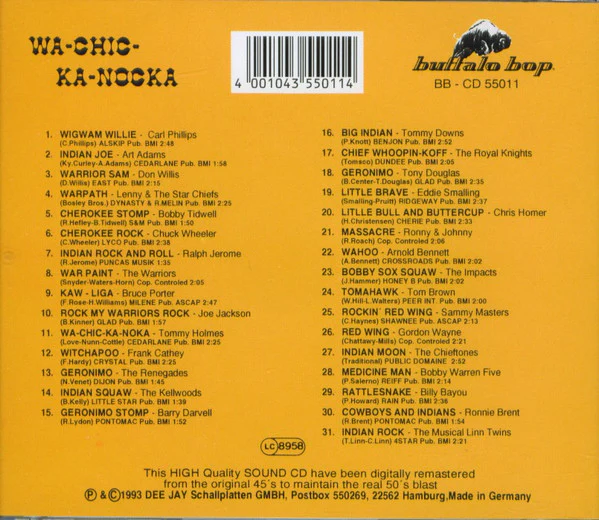 Various - Wa-Chic-Ka-Nocka (CD) - Image 3
