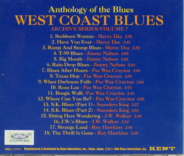 Various - West Coast Blues (CD) - Image 2