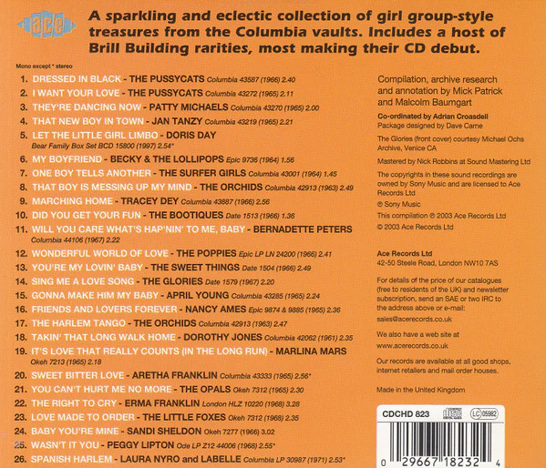 Various - Where The Girls Are 5 (A Decade Of Columbia Femme Pop) (CD) - Image 3