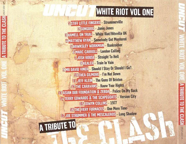 Various - White Riot Vol One (A Tribute To The Clash) (CD) - Image 2