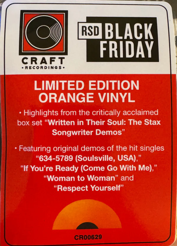 Various - Written In Their Soul (The Hits: The Stax Songwriter Demos) (Vinyl) - Image 4