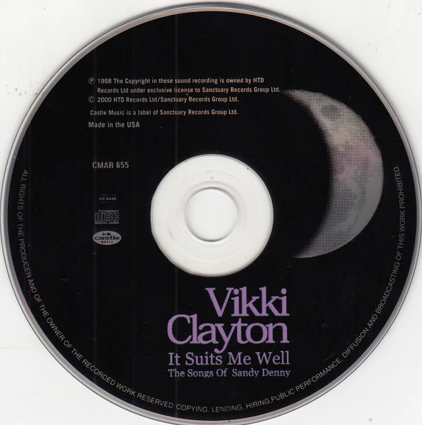 Vikki Clayton - It Suits Me Well - The Songs Of Sandy Denny (CD) - Image 3