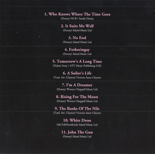 Vikki Clayton - It Suits Me Well - The Songs Of Sandy Denny (CD) - Image 5