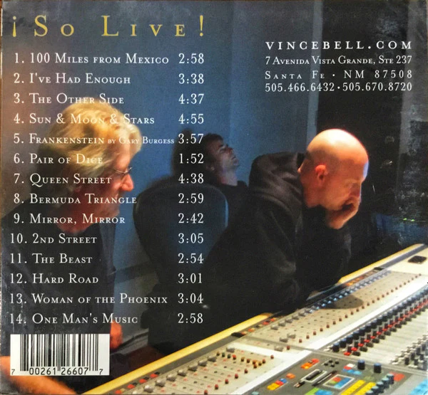 Vince Bell - One Man's Music (CD) - Image 2