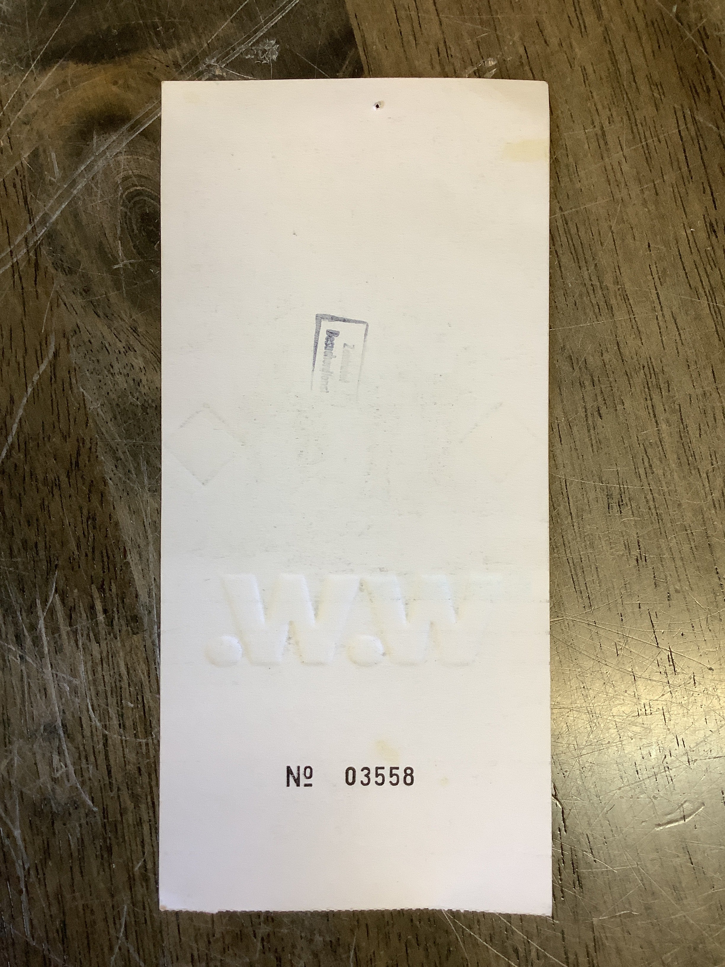Vintage Metallica Concert Ticket - Deutschlandhalle Berlin 9/11/1996 - Image 2