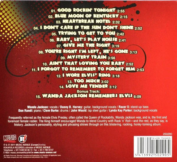 Wanda Jackson - Baby, Let's Play House (CD) - Image 2