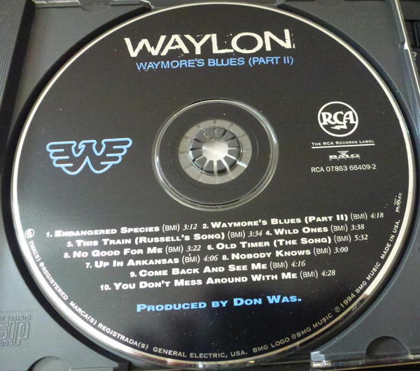 Waylon Jennings - Waymore's  Blues (Part II) (CD) - Image 4