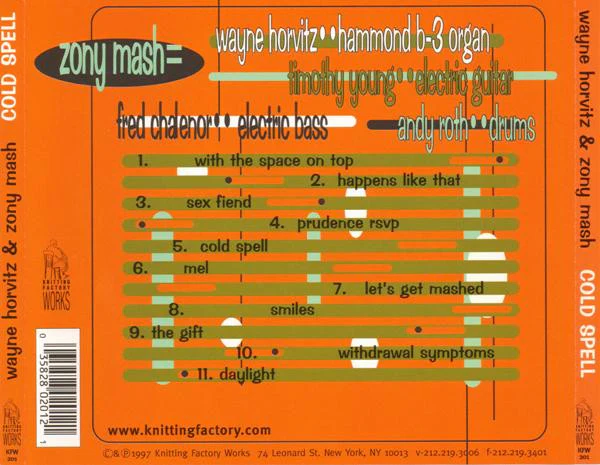 Wayne Horvitz & Zony Mash - Cold Spell (CD) - Image 5