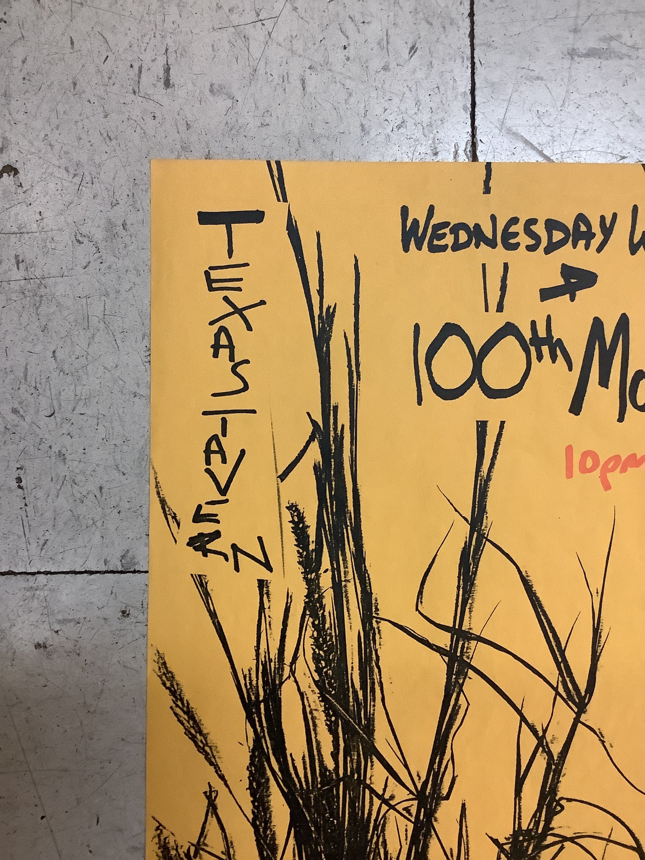 Wednesday Week and 100th Monkey at Texas Tavern (Poster) - Image 2